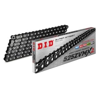 【D.I.D】ZVM-X2 黑武士系列 專利X型油封 重機專用加厚鏈條(鍊條尺寸525 / 鏈目110節)