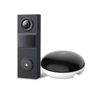 (智能網關組)【TP-Link】Tapo D205 2K 3MP 電池式 AI智慧門鈴 Wi-Fi門鈴 160°超廣角 支援512GB記憶卡