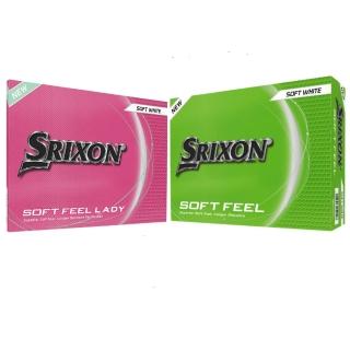 【DUNLOP 登祿普】SRIXON SOFTFEEL 極致柔軟打感經典款高爾夫球 一次6盒