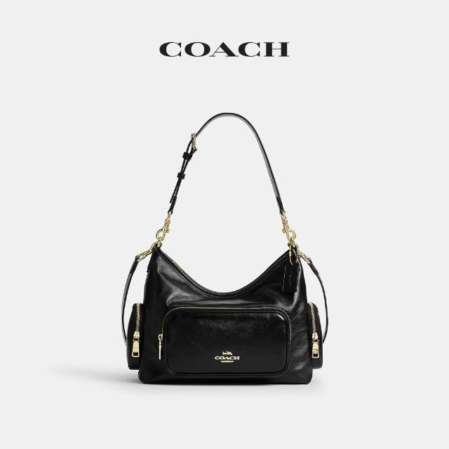 【COACH】蔻馳官方直營 LAUREL 口袋細節單肩手袋 單肩包-多色任選(CES84/CES93)