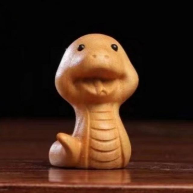 【LEEHER】可愛/老虎/擺飾/小飾品/擺件/十二生肖/送禮/金檀木/配件/桌面裝飾/兔子