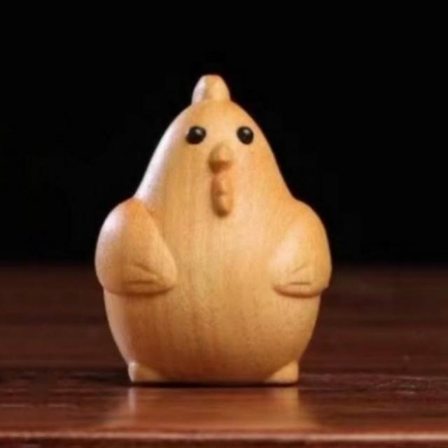 【LEEHER】可愛/老虎/擺飾/小飾品/擺件/十二生肖/送禮/金檀木/配件/桌面裝飾/兔子