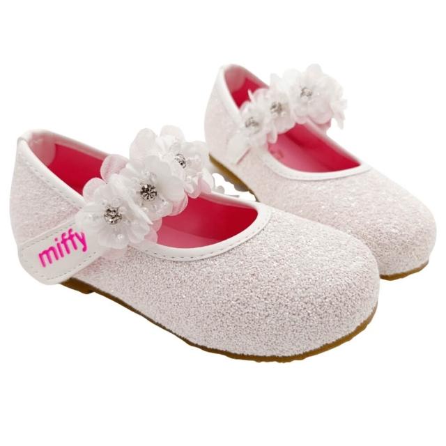 【Miffy 米飛】台灣製公主風花花鑽公主鞋 童鞋 中大童鞋 女童鞋