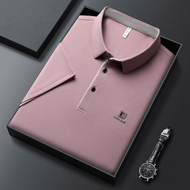 【巴黎精品】買一送一 現貨限搶 男POLO衫高爾夫球衫夏季冰絲涼感速乾短袖上衣(父親節送禮精選禮物b7a2)