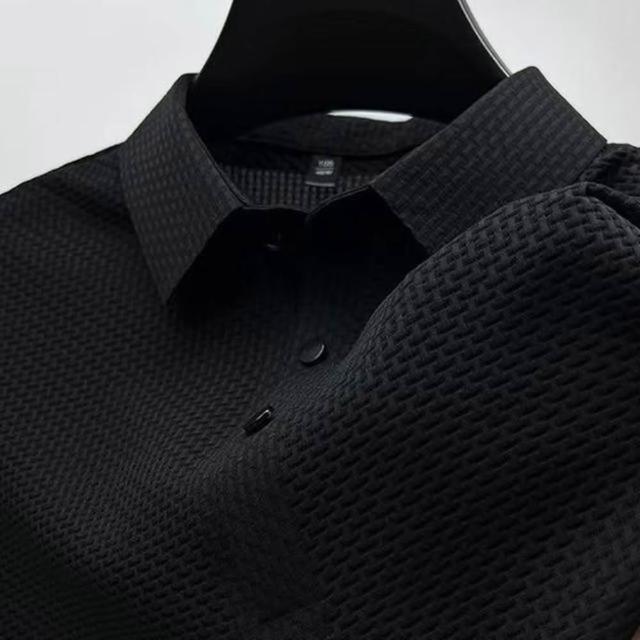 【巴黎精品】現貨+預購 男POLO衫高爾夫球衫夏季薄款冰絲涼感速乾短袖上衣(男裝吸濕排汗男襯衫3款b7a2 D)