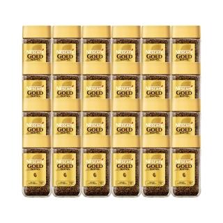 【NESCAFE 雀巢咖啡】金牌微研磨咖啡80g箱購(共24罐)日本產地 銷售第一