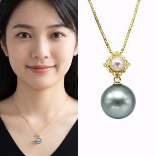【CC Diamond】18k天然南洋大溪地珍珠墜飾(11.1mm)