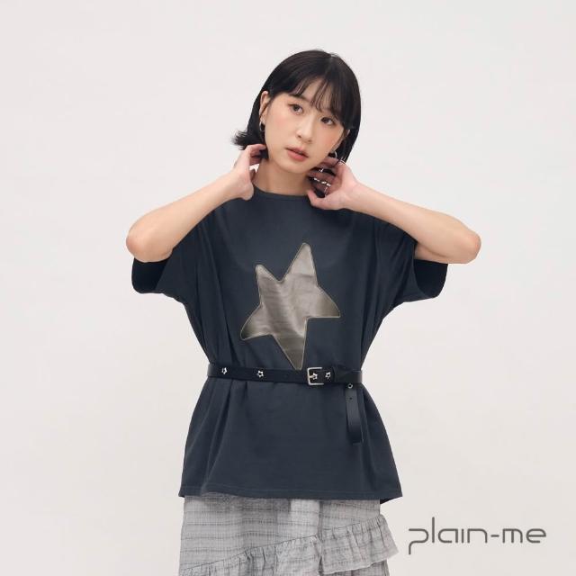 【plain-me】SAAKO 短袖 星星 女生短TEE 女上衣 星星剪影短袖TEE_SAA0052-262