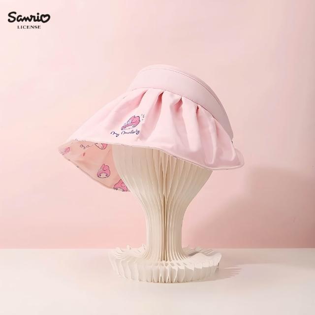 【SANRIO 三麗鷗】父親節送禮精選 正版授權夏季防曬透氣涼爽成人貝殼帽遮陽帽凱蒂貓帕恰狗美樂蒂酷洛米