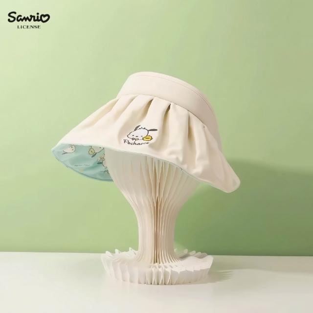 【SANRIO 三麗鷗】父親節送禮精選 正版授權夏季防曬透氣涼爽成人貝殼帽遮陽帽凱蒂貓帕恰狗美樂蒂酷洛米