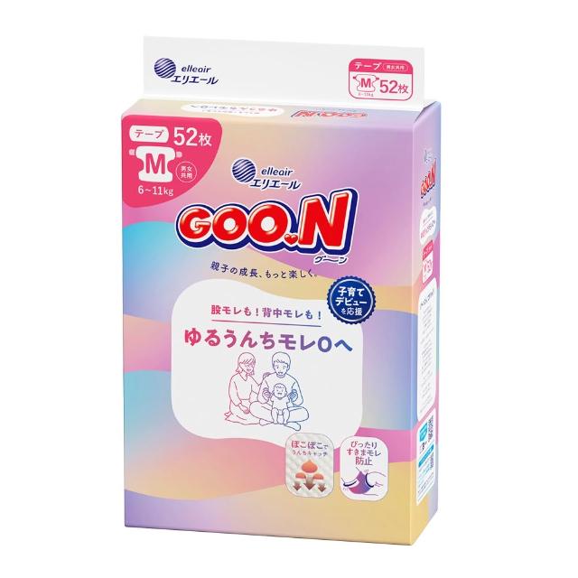 【GOO.N】日本大王New Goo.n日本境內版極緻防漏 黏貼型NB-XL