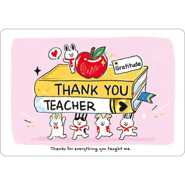 【SEASON 四季紙品禮品】25K謝師卡 教師節 教師卡  TKP2506-73~78