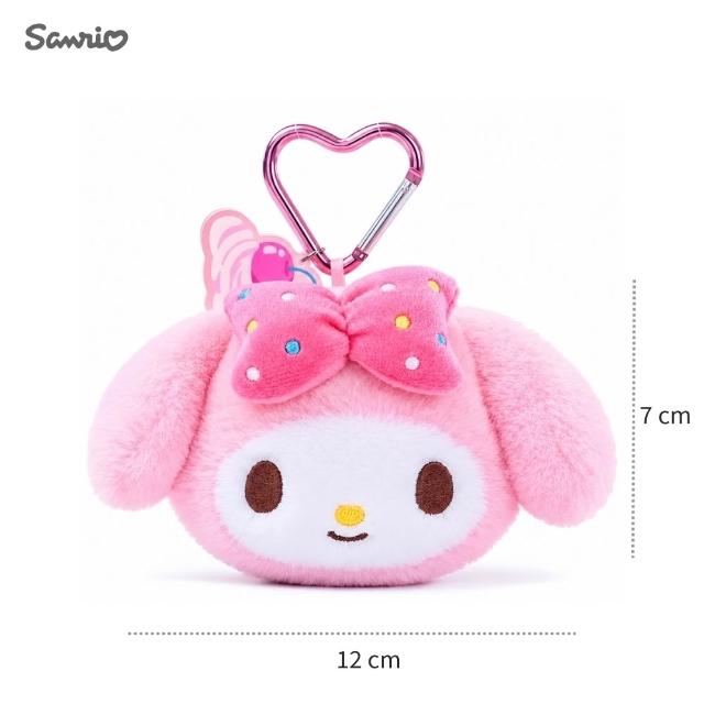 【SANRIO 三麗鷗】正版授權夏日冰淇淋系列布丁狗帕恰狗美樂蒂大耳狗酷洛米玩偶包包吊飾鑰匙圈女兒女友禮物