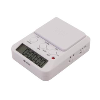 【DRETEC】日本學習用多功能時間管理計時器-白色-199時59分(T-580)