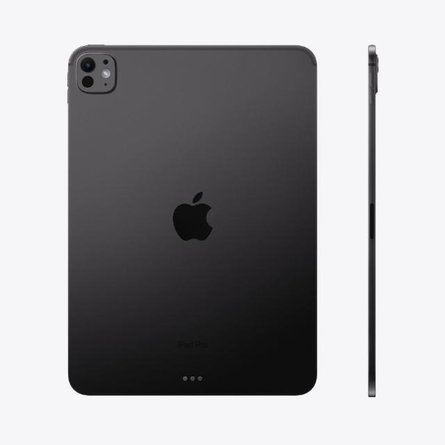 【Apple】2025 iPad Pro M5晶片/13吋/WiFi/256G 平板電腦(A04 Plus觸控筆+三折筆槽殼+鋼化保貼組)