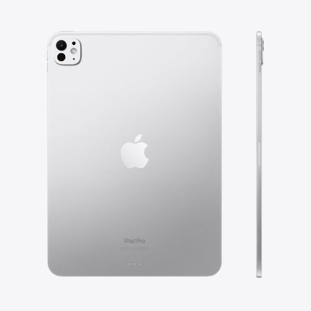 【Apple】2025 iPad Pro M5晶片/13吋/WiFi/256G 平板電腦(A04 Plus觸控筆+三折筆槽殼+鋼化保貼組)