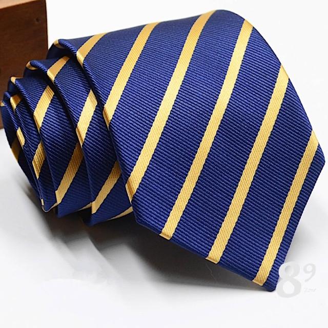 【89 zone】法式時尚氣質格子花紋 飾品 配件 商務領帶 領帶 (藍色花紋15/FC)