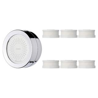 【BODYLUV】純淨金屬洗臉台過濾器+洗臉台濾芯6入(共1機6芯)