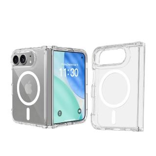 【YOMIX 優迷】iPhone Duo Magsafe磁吸 5.5吋磁吸空壓氣墊透明防摔保護殼