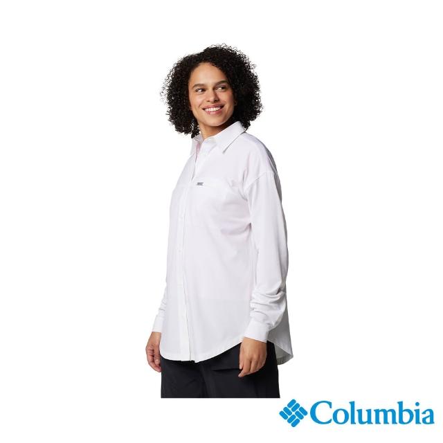 【Columbia 哥倫比亞】男女款-防曬UPF50快排/超防曬UPF50防潑長袖襯衫(多款任選)
