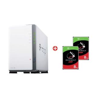 【Synology 群暉科技】搭希捷8TBx2★DS223j 2Bay NAS 網路儲存伺服器