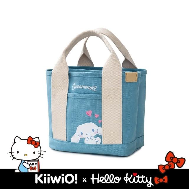 【Kiiwi O！】三麗鷗正版授權聯名款｜多隔層厚磅帆布托特包｜手提包 手提袋 - 多色可選