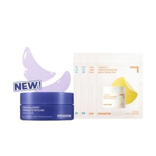 【innisfree】綠茶PDRN水光緊緻眼膜84g(90片入/緊緻眼周、淡化細紋)