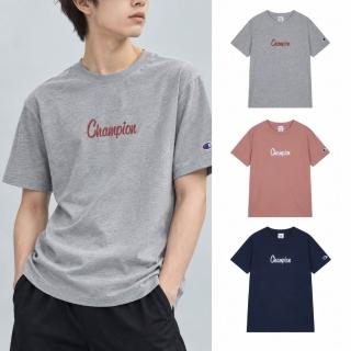 【Champion】官方直營 男款-CAMPUS 草寫LOGO短袖TEE-多色 (U6BSSSM522M)