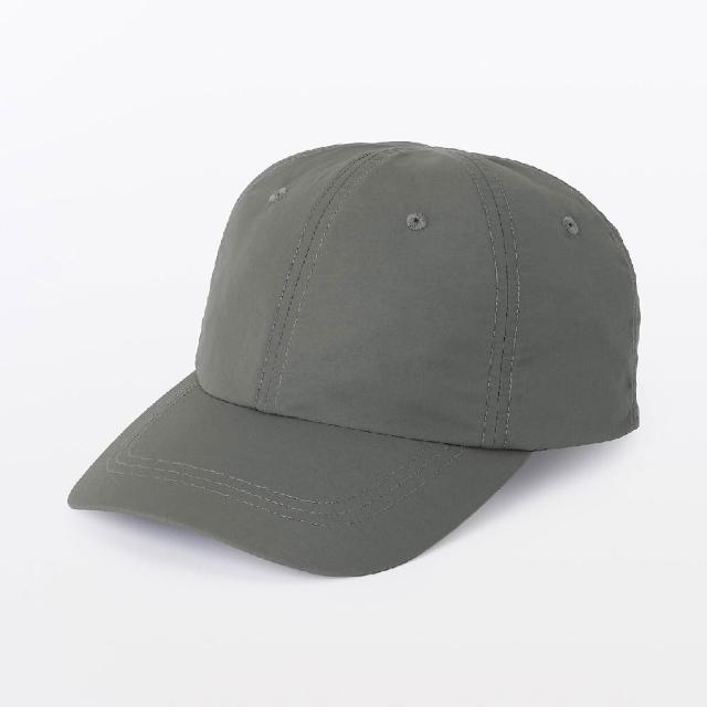 【MUJI 無印良品】撥水加工棒球帽(墨灰/黑色/米色/煙燻粉)55-59cm