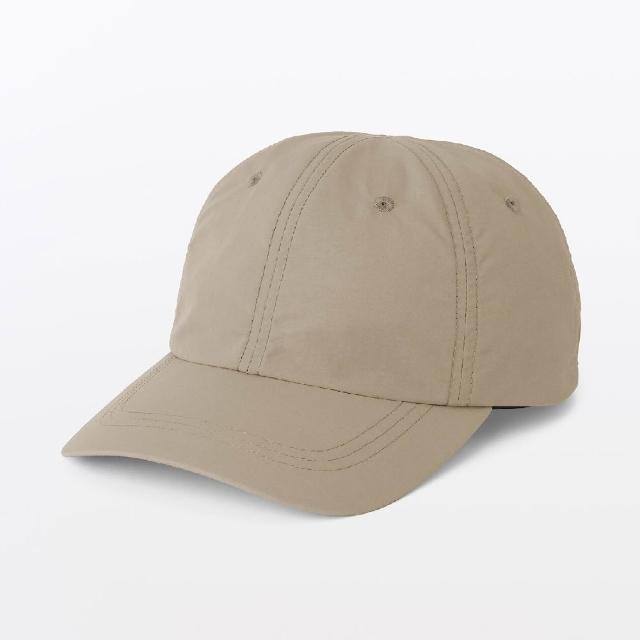 【MUJI 無印良品】撥水加工棒球帽(墨灰/黑色/米色/煙燻粉)55-59cm