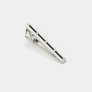 【SST&C】男女同款_銀色琺瑯鑲嵌領帶夾83126929009(新品上市)
