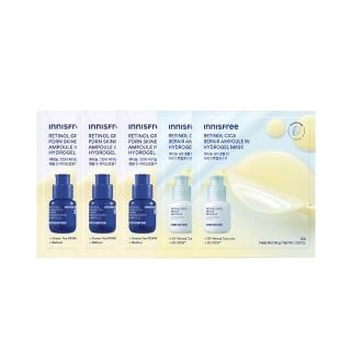 【innisfree】高效安瓶水凝膠面膜5入組(2款任選/A醇、PDRN)