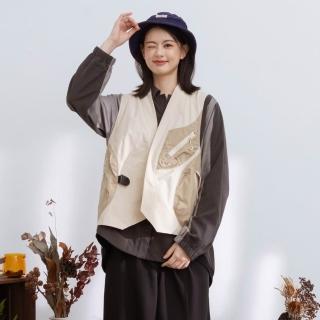 【MOSS CLUB】戶外露營多功能機能背心 綠 卡(魅力商品)