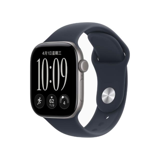 充電器支架組【Apple】Apple Watch Series 12 GPS 46mm (鋁金屬錶殼搭配運動型錶帶)