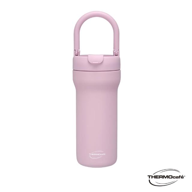 【THERMOcafe 凱菲】買1送1_mo獨家可提式寬口徑陶瓷塗層保溫瓶ml(TCHB-720S)