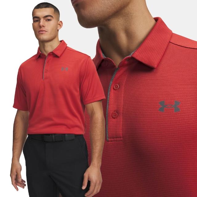 【UNDER ARMOUR】UA 男 高爾夫 短袖POLO衫 吸濕排汗 Tech(多色任選)