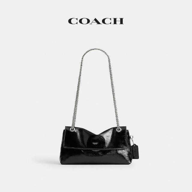 【COACH】蔻馳官方直營 CHELSEA 26 鏈條肩帶單肩手袋 單肩包 鏈條包 斜背包-多色任選(CFR28/CFR31)