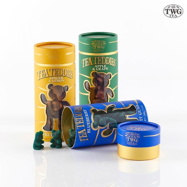 TWG Tea】茶香泰迪3入組Tea Teddies (200g/罐) - momo購物網- 好評推薦