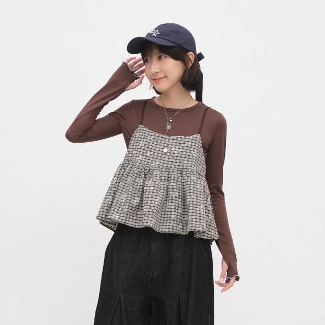 【plain-me】SAAKO 雙面 拼接 背心 疊穿 女上衣 2WAY雙面穿拼接細褶背心_SAA0135-262