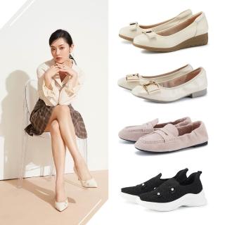 【MAGY】真皮/高跟鞋/楔型鞋/平底鞋/娃娃鞋/樂福鞋/休閒鞋(多款任選)