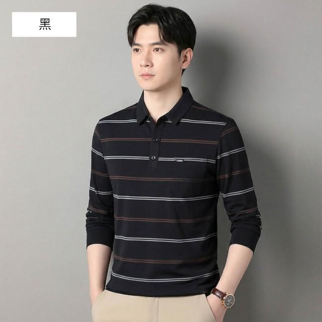 【NEW FORCE】2入優惠組-風尚紳士男士長袖POLO衫(針織衫/長袖上衣/保暖上衣/休閒上衣/長袖POLO衫/秋冬上衣)